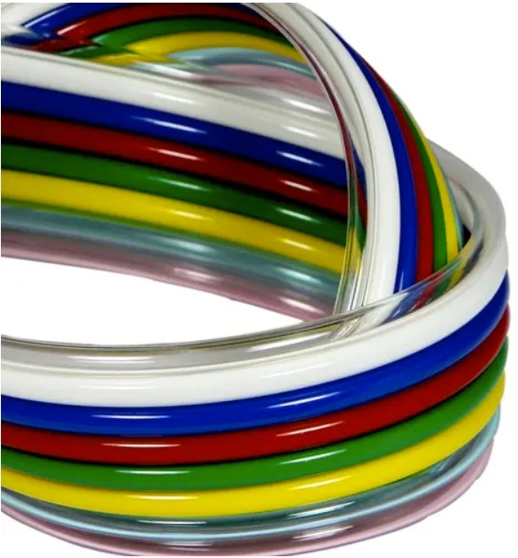 Multi-Colored Ribbon Polyurethane Tubing