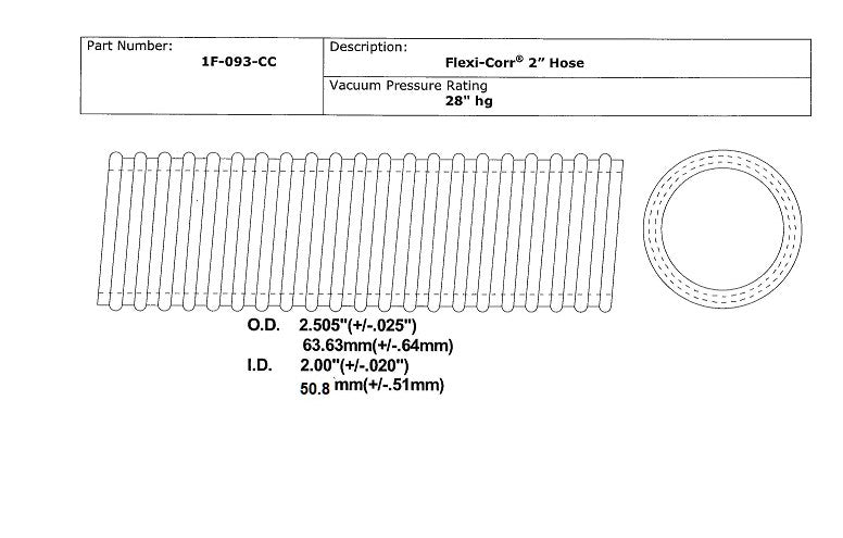 Flexi-Corr® Hose, 2" ID