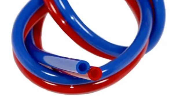 Fre-Thane 95A Multi-Colored Ribbon PUR Tubing, 1/4" OD x .160" ID, Twin