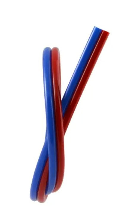 Fre-Thane 95A Multi-Colored Ribbon PUR Tubing, 15/32" OD x 3/32" ID (4mm x 2.4mm), Twin