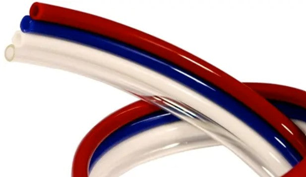 Fre-Thane 95A Multi-Colored Ribbon PUR Tubing, 3/8" OD x .245" ID, Quad Tube